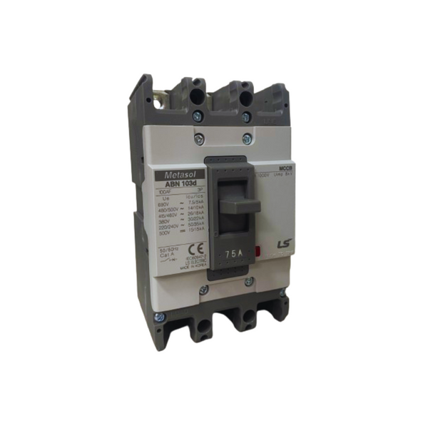 BREAKER INDUSTRIAL DE 3X75 AMP LS