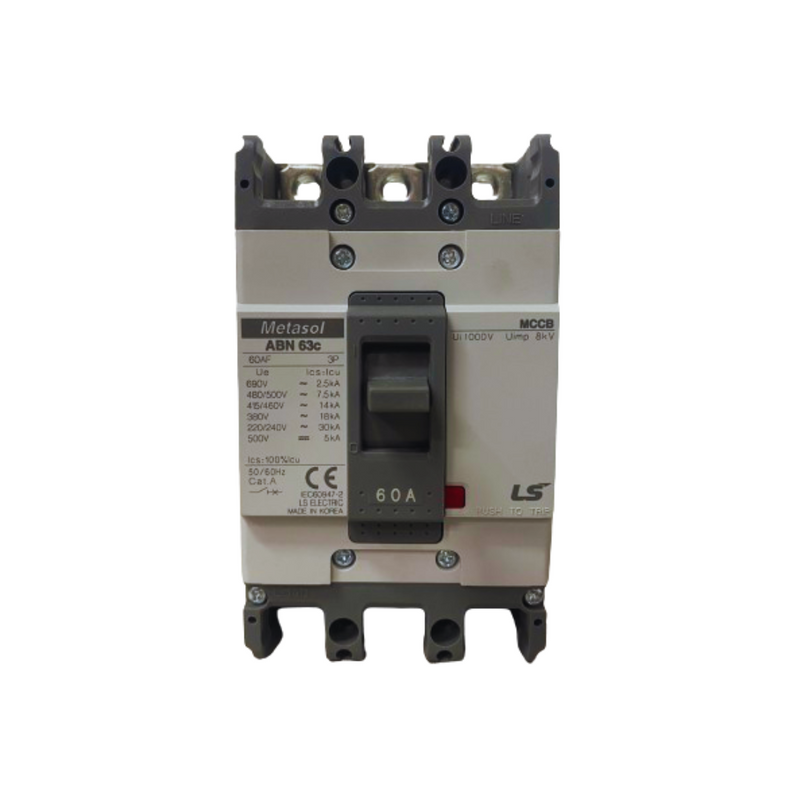 00204 BREAKER INDUSTRIAL DE 3X60 AMP LS