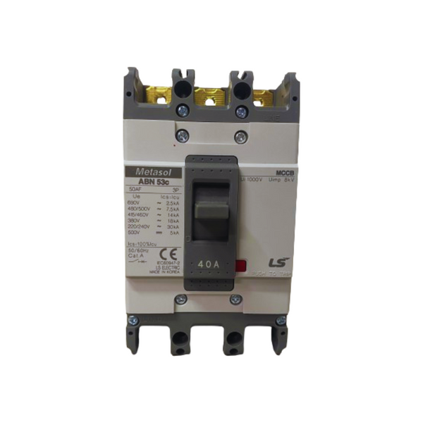 00201 BREAKER INDUSTRIAL DE 3X40 AMP LS