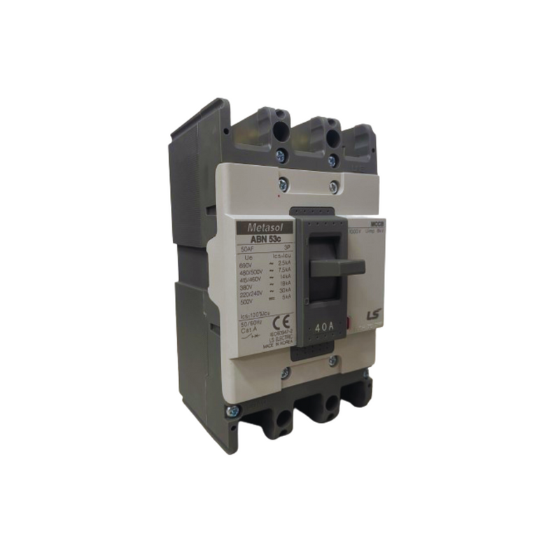00201 BREAKER INDUSTRIAL DE 3X40 AMP LS
