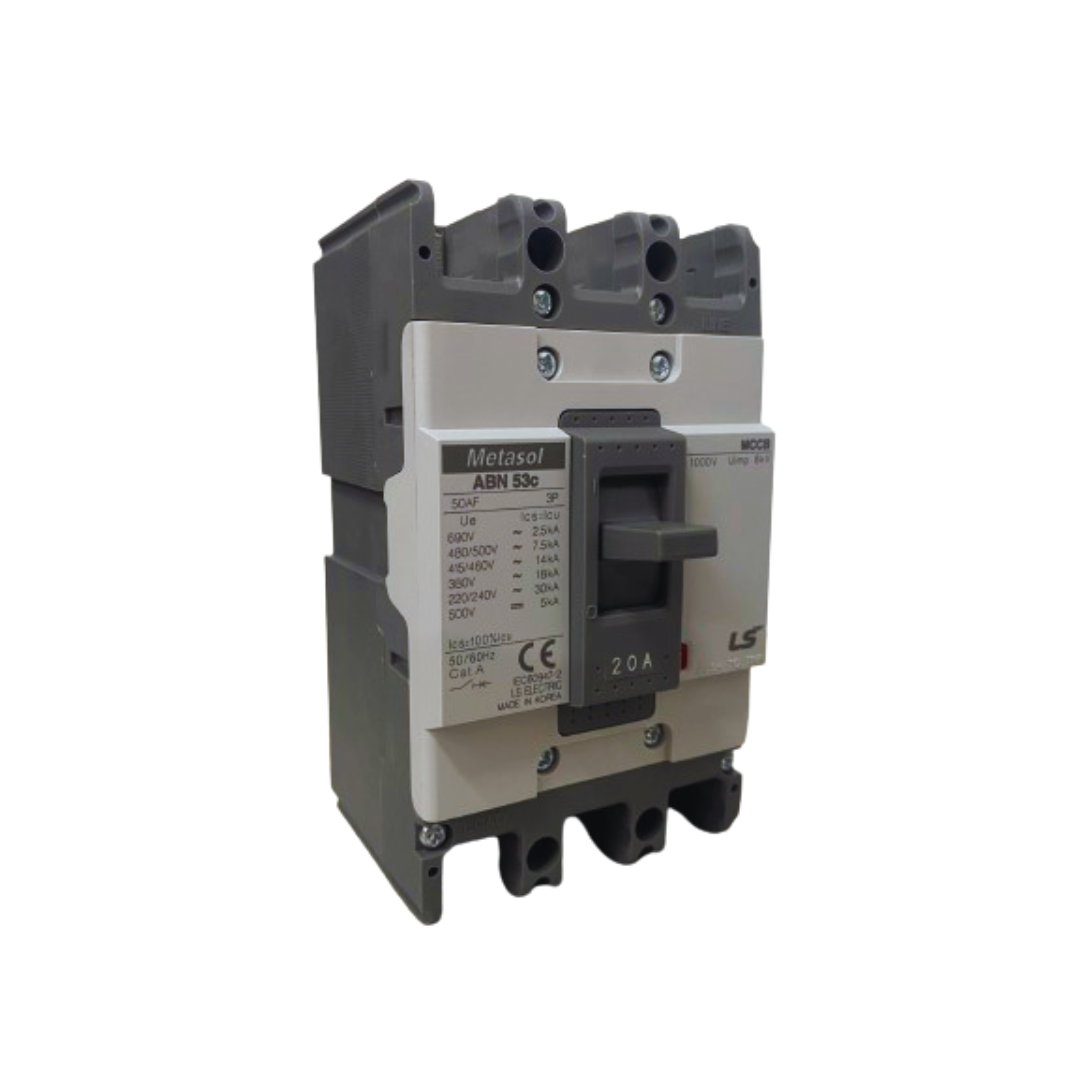 BREAKER INDUSTRIAL DE 3X20 AMP LS