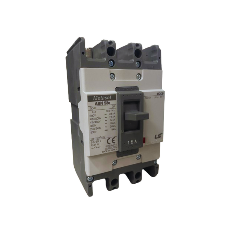 00192 BREAKER INDUSTRIAL DE 3X15 AMP LS
