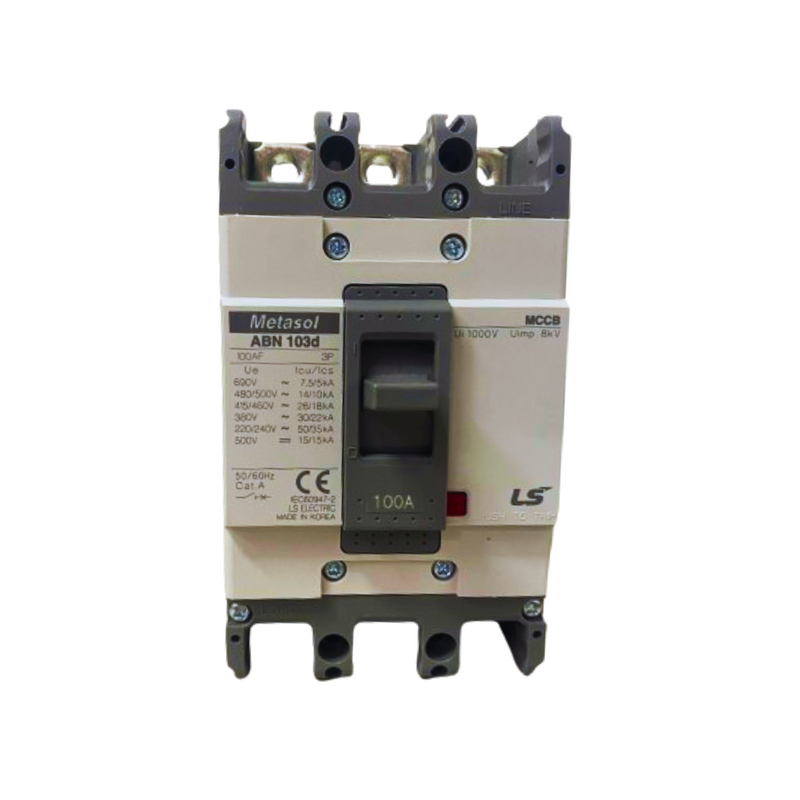 00189 BREAKER INDUSTRIAL DE 3X100 AMP LS
