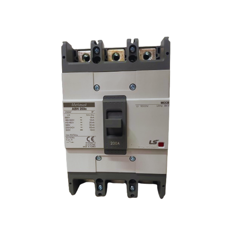 00196 BREAKER INDUSTRIAL DE 3X200 AMP LS