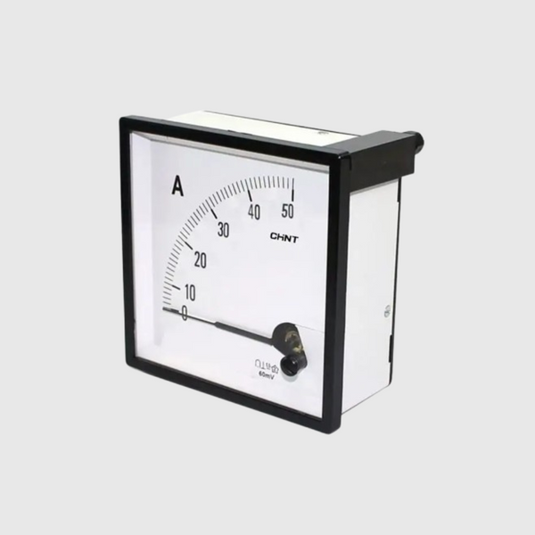 AMPERIMETRO PARA CONEXIÓN A TC DE 50/5 A 72X72