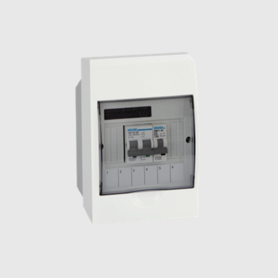 CAJA DE DISTRIBUCION MCB DE INCRUSTAR DE 6P CON TAPA