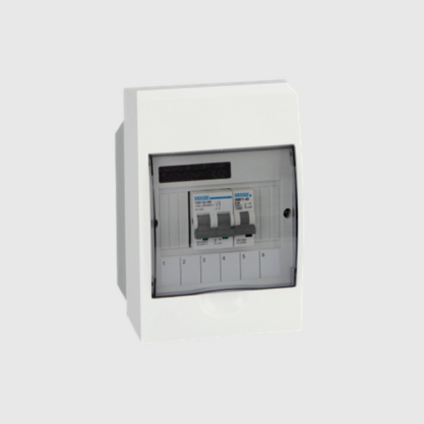 CAJA DE DISTRIBUCION MCB DE INCRUSTAR DE 6P CON TAPA