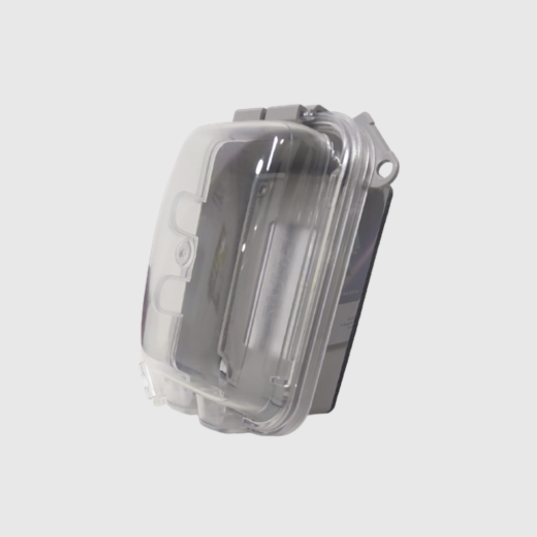 CAJA PLASTICA DE SOBREPONER PARA TOMA DOBLE/ INTERRUPTOR TIPO INTEMPERIE