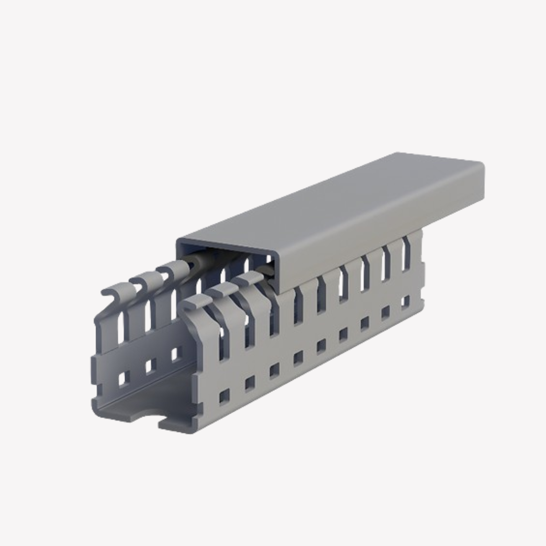CANALETA 25x30mm RANURADA - 2 MTS C/T