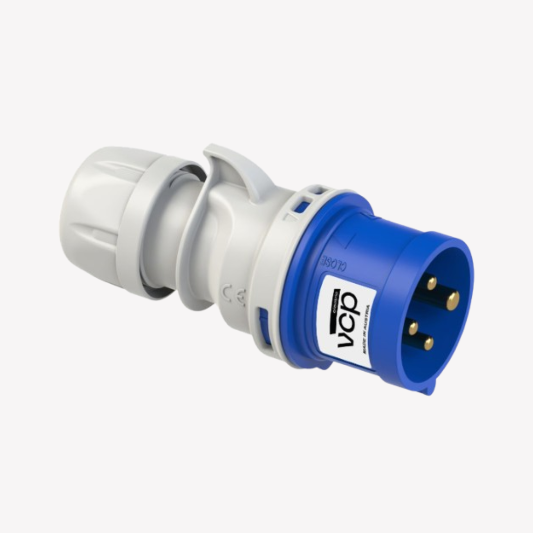 CLAVIJA 3P+T  16 AMP 220V AZUL VCP  IP44
