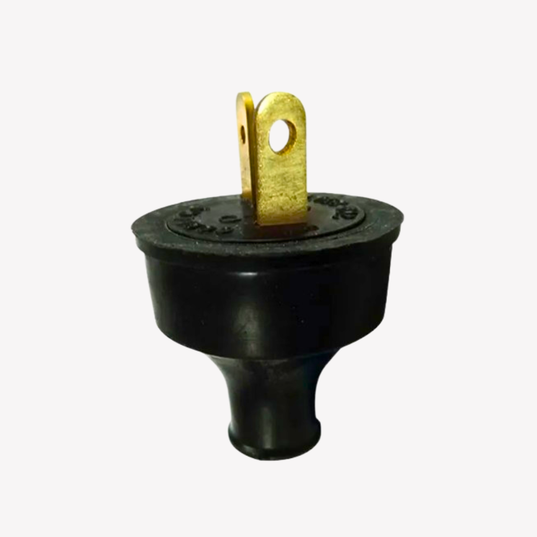 00348 CLAVIJA DE CAUCHO BIFASICA DE 20 AMP A 250V CODELCA
