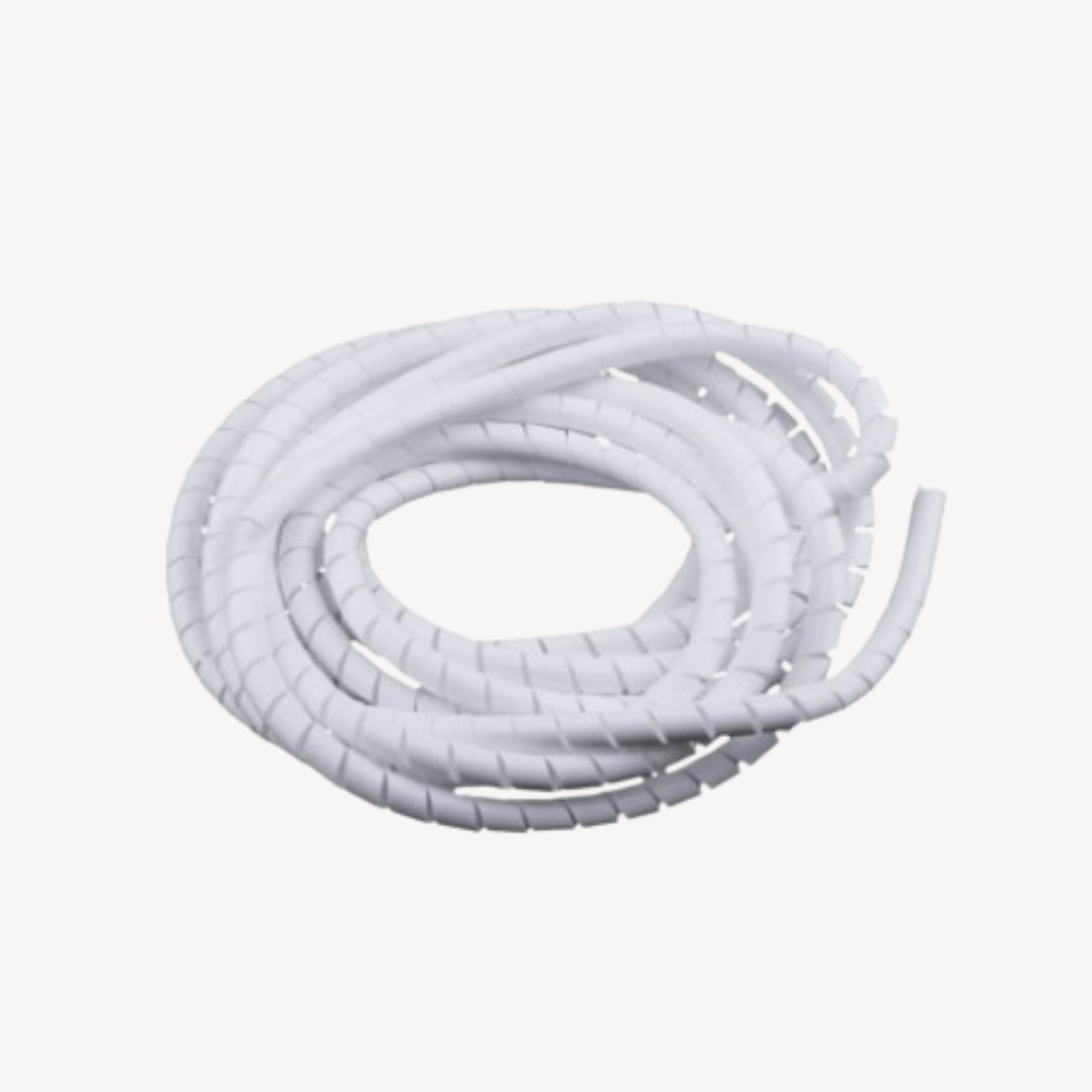 ESPIRAL 12mm (5y24 CABLES 16AWG) 1/2" BLANCO