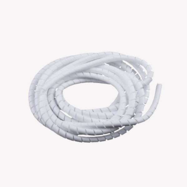 ESPIRAL 12mm (5y24 CABLES 16AWG) 1/2" BLANCO