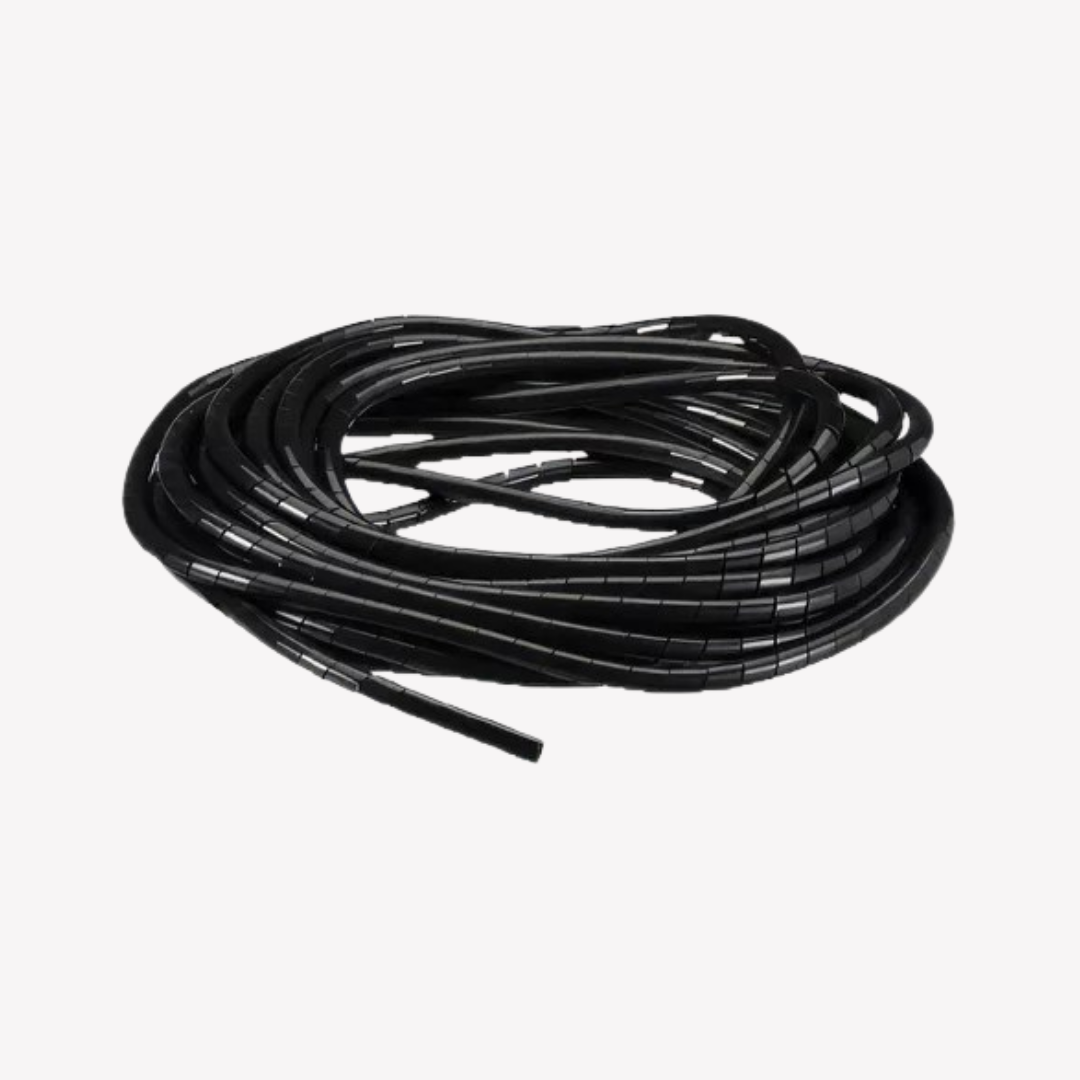 ESPIRAL 9mm (3Y8 CABLES 16AWG) 3/8" NEGRO