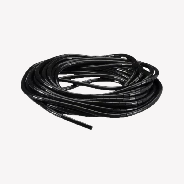 ESPIRAL 9mm (3Y8 CABLES 16AWG) 3/8" NEGRO