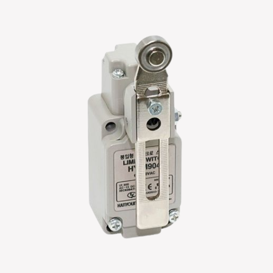 FINAL DE CARRERA PALANCA AJUSTEBLE CON ROLDANA METALICA 6AMP 250V AC IP67 HANYOUNG