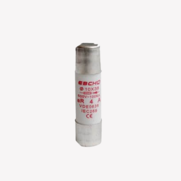00587 FUSIBLE CILINDRICO 10X38 10 AMP 600V