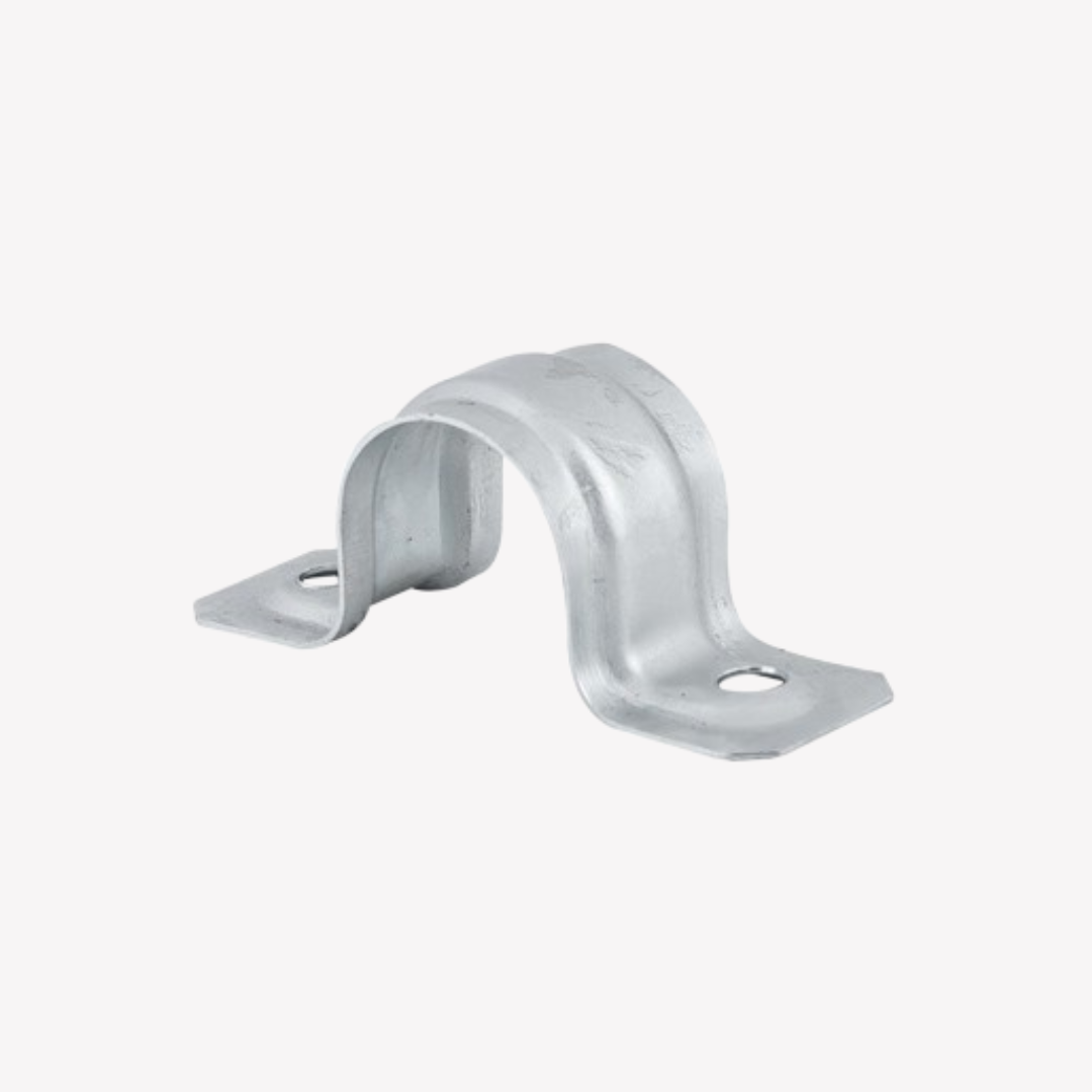 GRAPA GALVANIZADA 1 1/4" DOBLE OJO EMT
