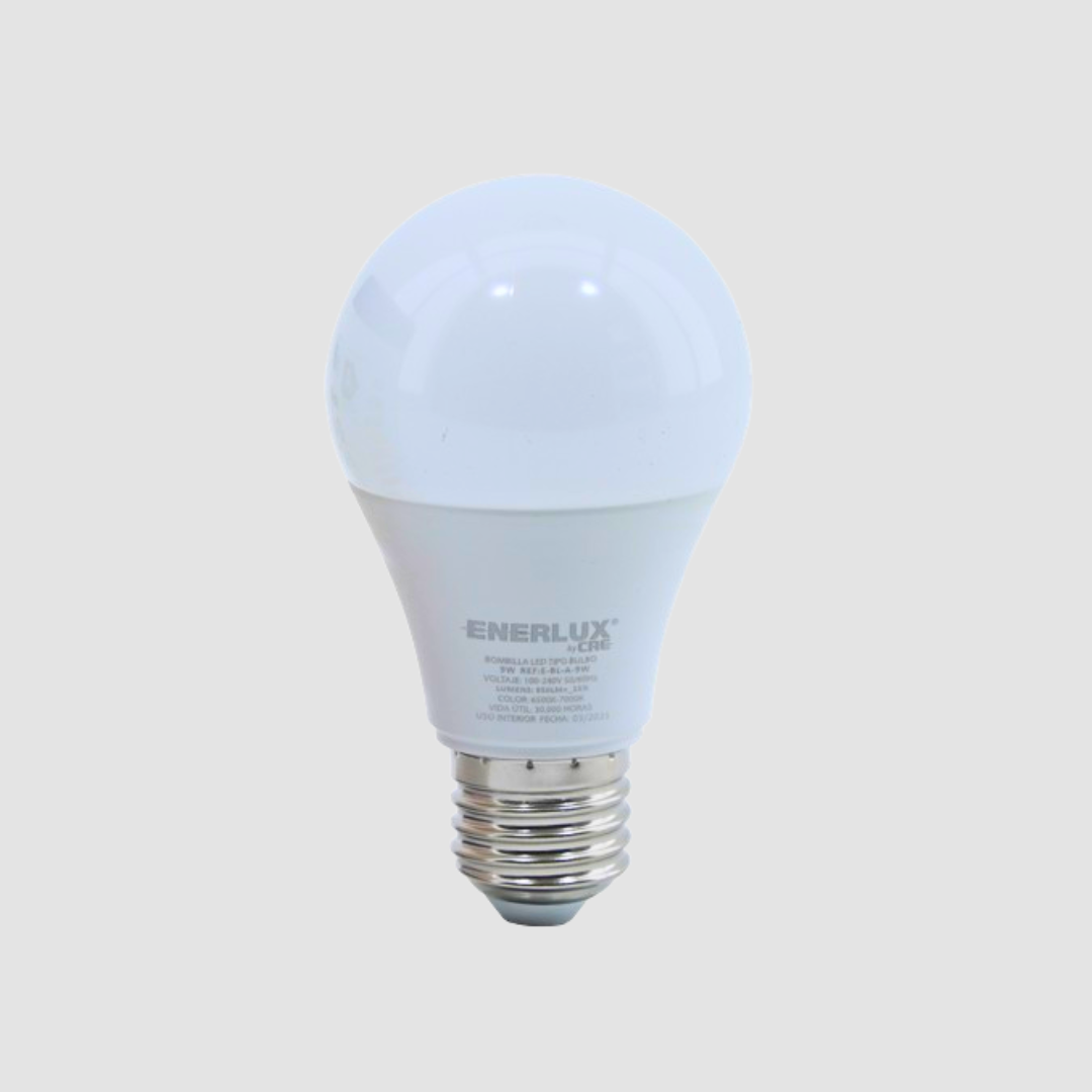 BOMBILLO LED DE 5W 6500K E27