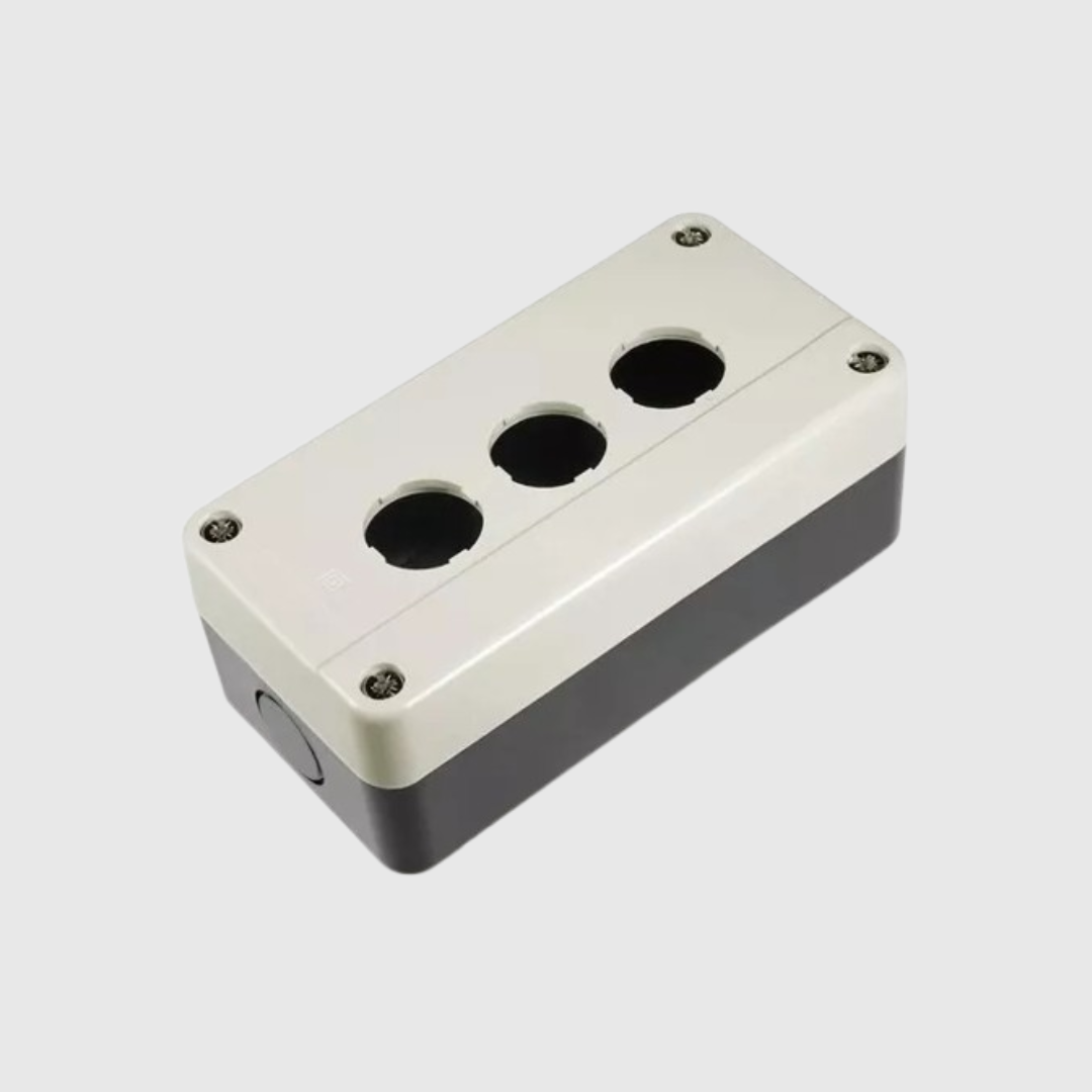 CAJA 3 HUECOS 22mm PLASTICA