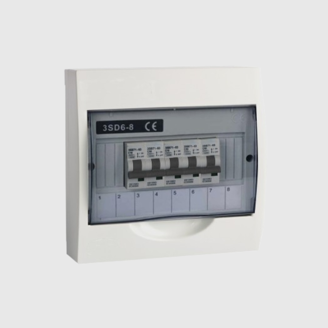 CAJA DE DISTRIBUCION MCB SOBREPONER DE 8P CON TAPA