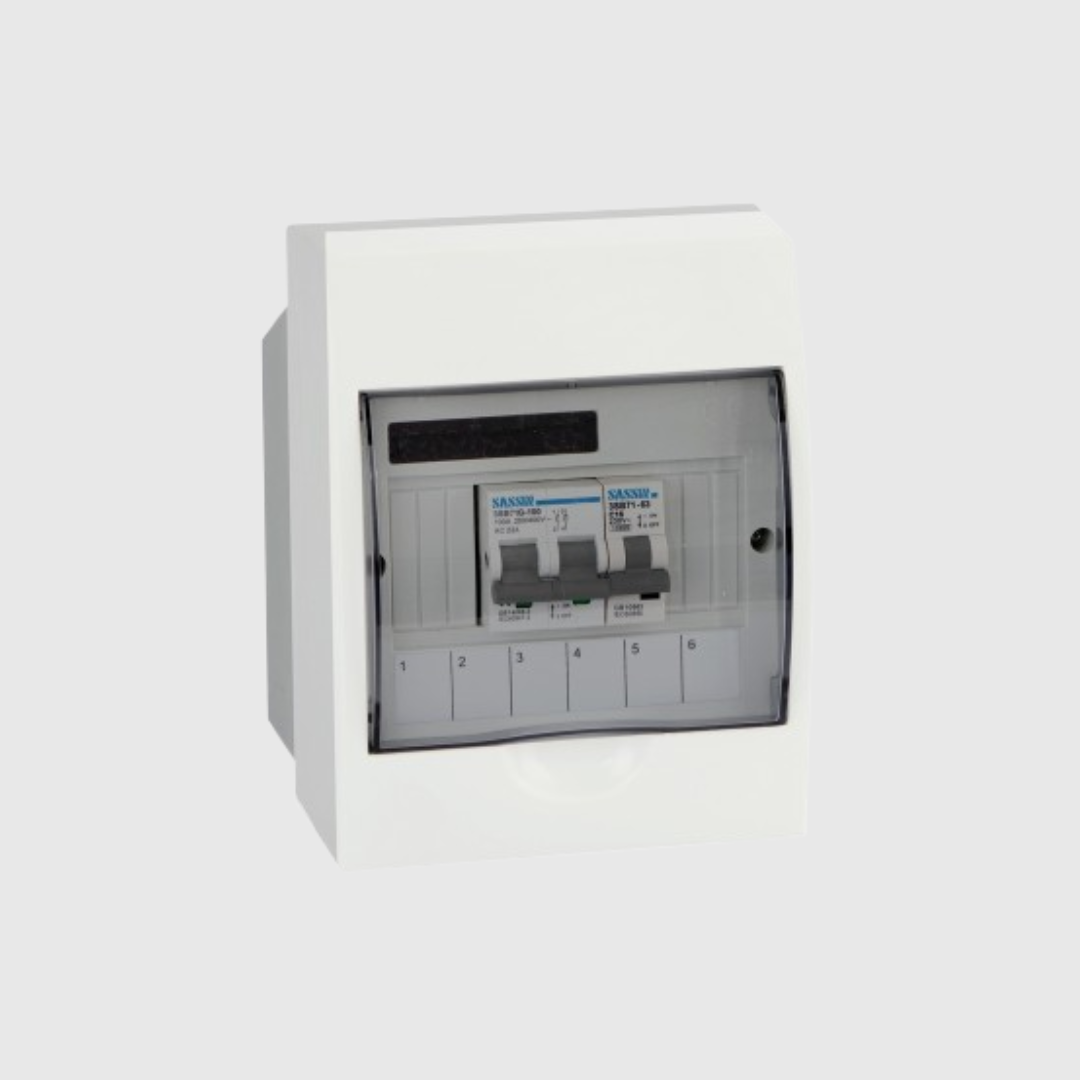 CAJA DE DISTRIBUCION MCB SOBREPONER DE 6P CON TAPA