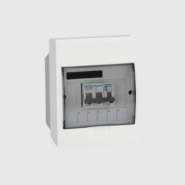 CAJA DE DISTRIBUCION MCB SOBREPONER DE 6P CON TAPA