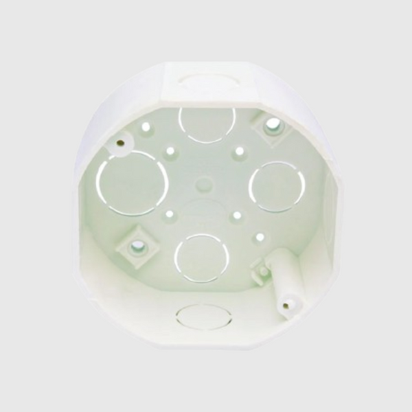 00266 CAJA OCTAGONAL PVC