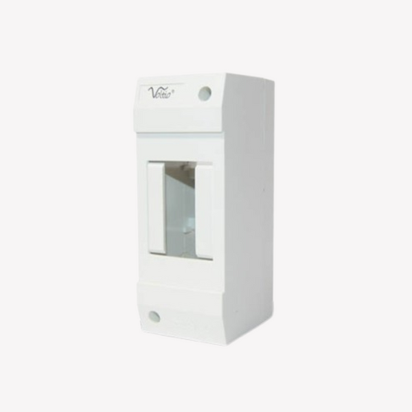 CAJA PLASTICA PARA MINI BREAKER DE 1 POLOS