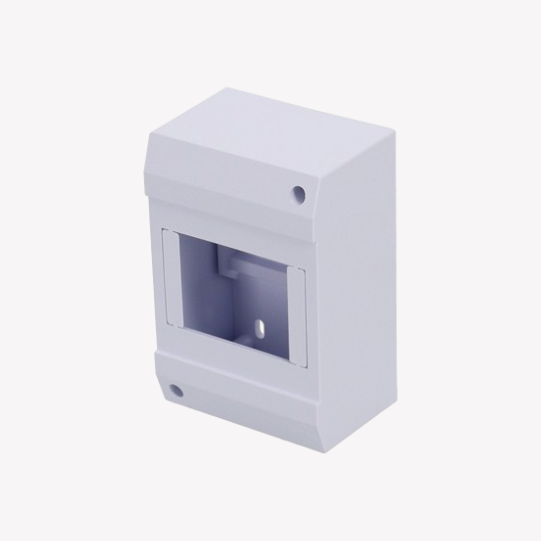 CAJA PLASTICA PARA MINI BREAKER DE 4 POLOS