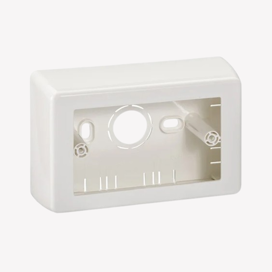 CAJA SOBREPONER TOMA BLANCA 40MM DEXSON/ALDER