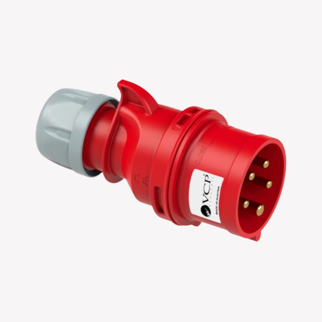 CLAVIJA 3P+T  16 AMP 440V ROJA VCP  IP44