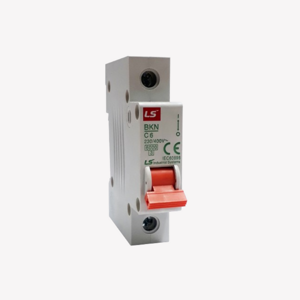 MINI BREAKER 1X6 AMP 6KA LS