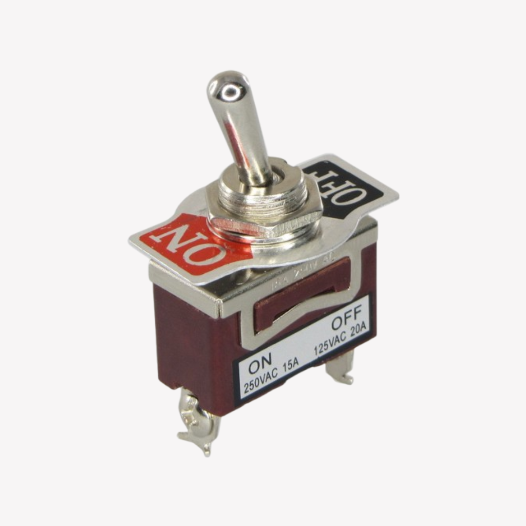 INTERRUPTOR DE CODILLO 0-1 2 TORNILLOS 20A 125V