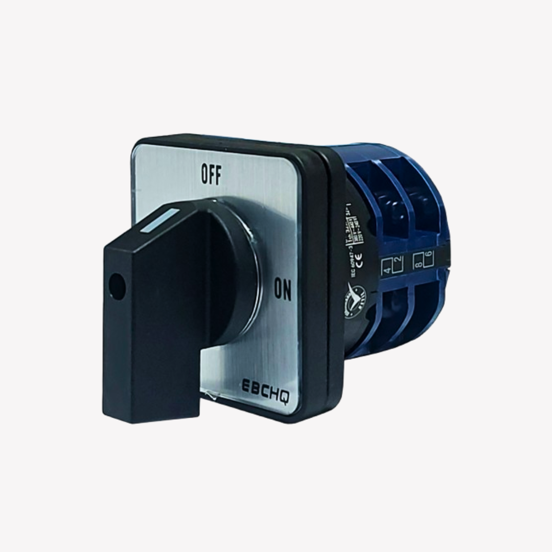 INTERRUPTOR ROTATIVO DE 3 POLOS  25 AMP  64X64