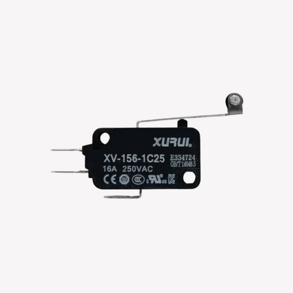 MICROSWITCHES TIPO MINIATURA PALANCA LARGA ROLDANA 16A 250V CONMUTABLE