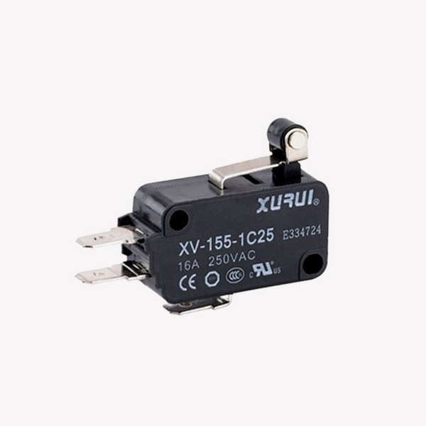 MICROSWITCHES TIPO MINIATURA PALANCA CORTA ROLDANA 16A 250V CONMUTABLE