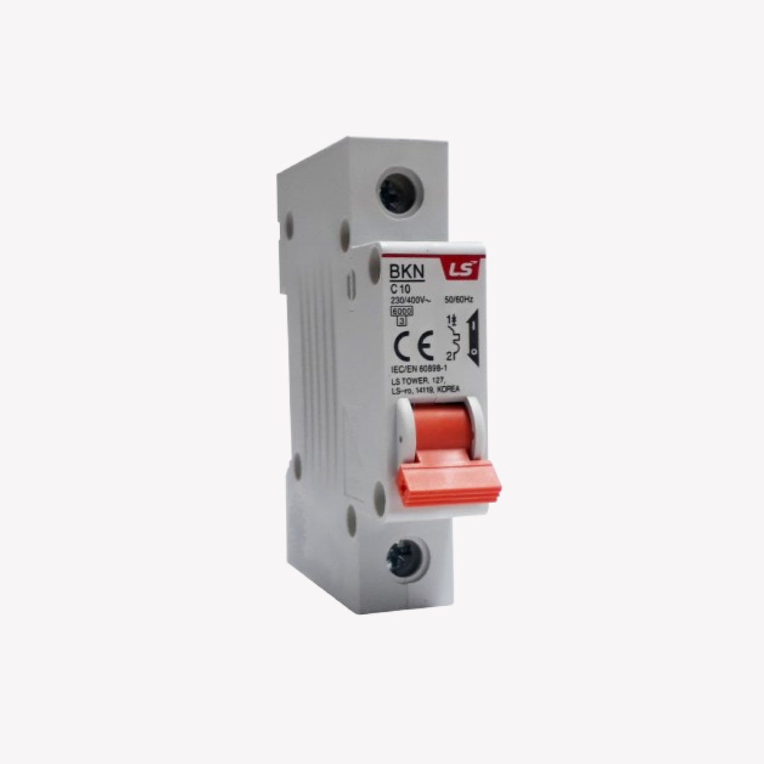 MINI BREAKER 1X10 AMP 6KA LS
