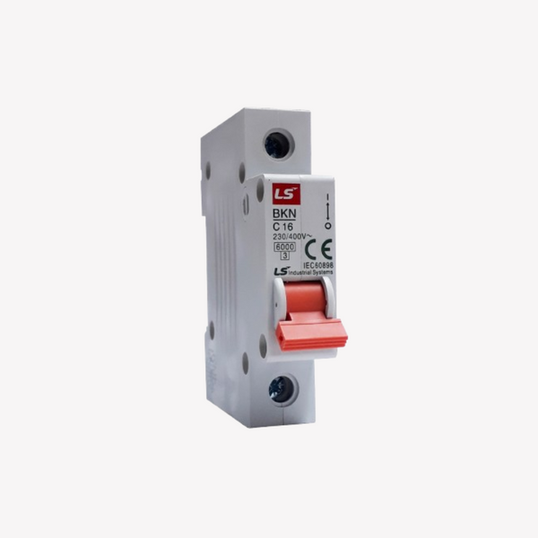 MINI BREAKER 1X16 AMP 6KA LS