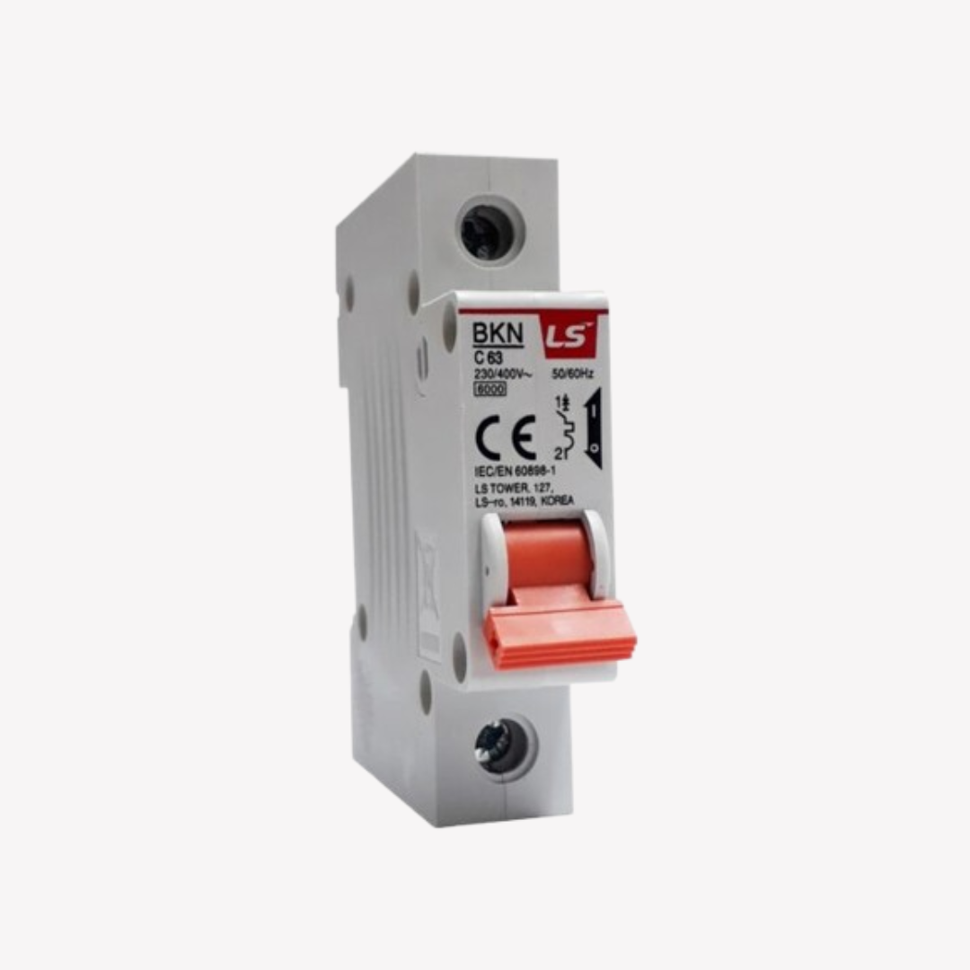 MINI BREAKER 1X63 AMP 6KA LS
