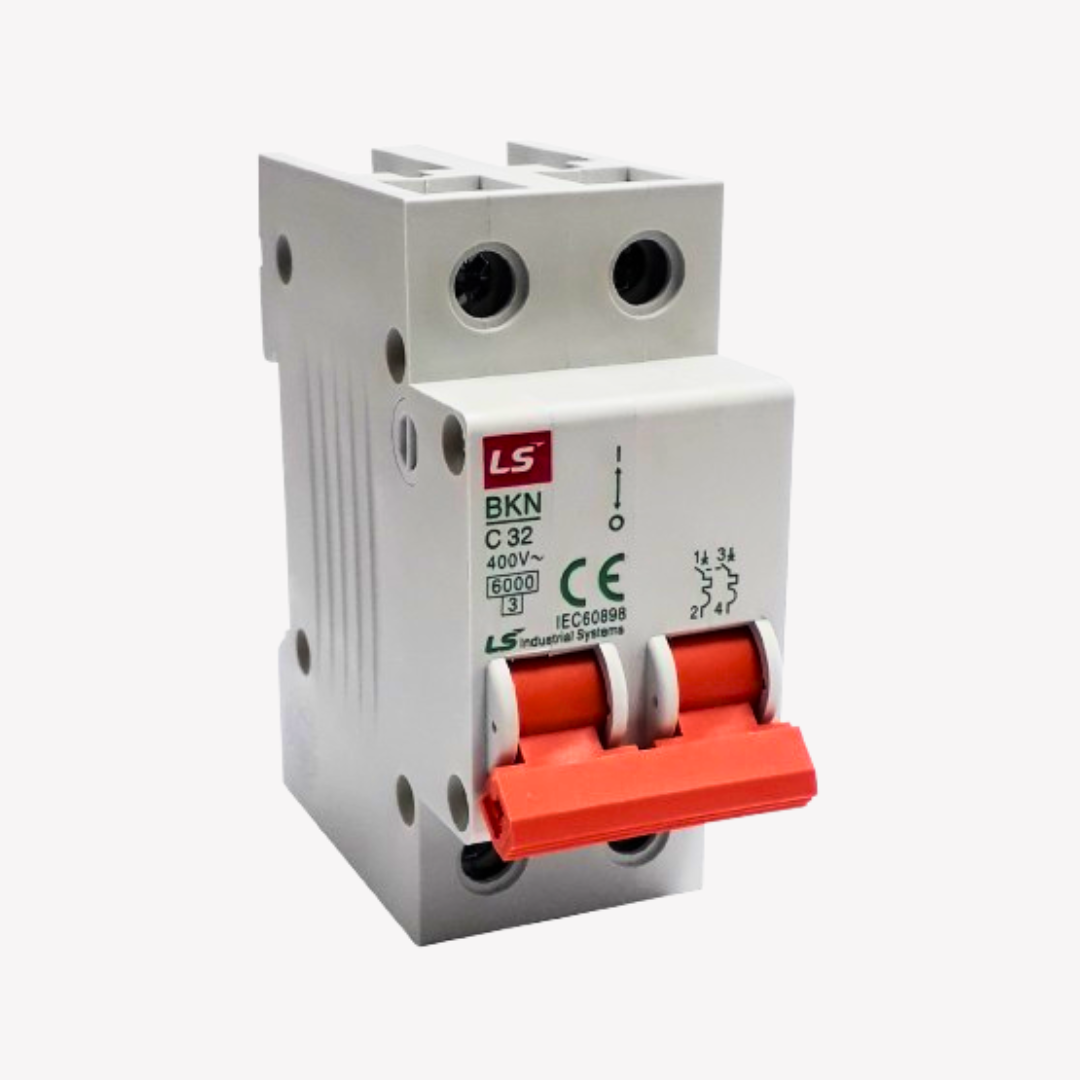 MINI BREAKER 2X32 AMP 6KA LS