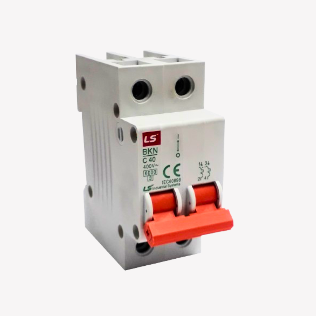 MINI BREAKER 2X40 AMP 6KA LS