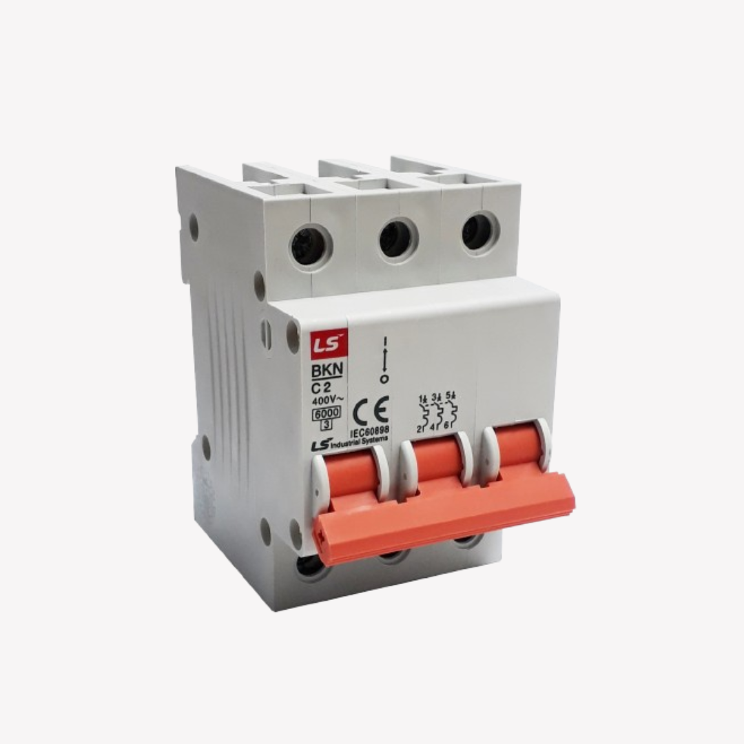 MINI BREAKER 3X2 AMP 6KA LS