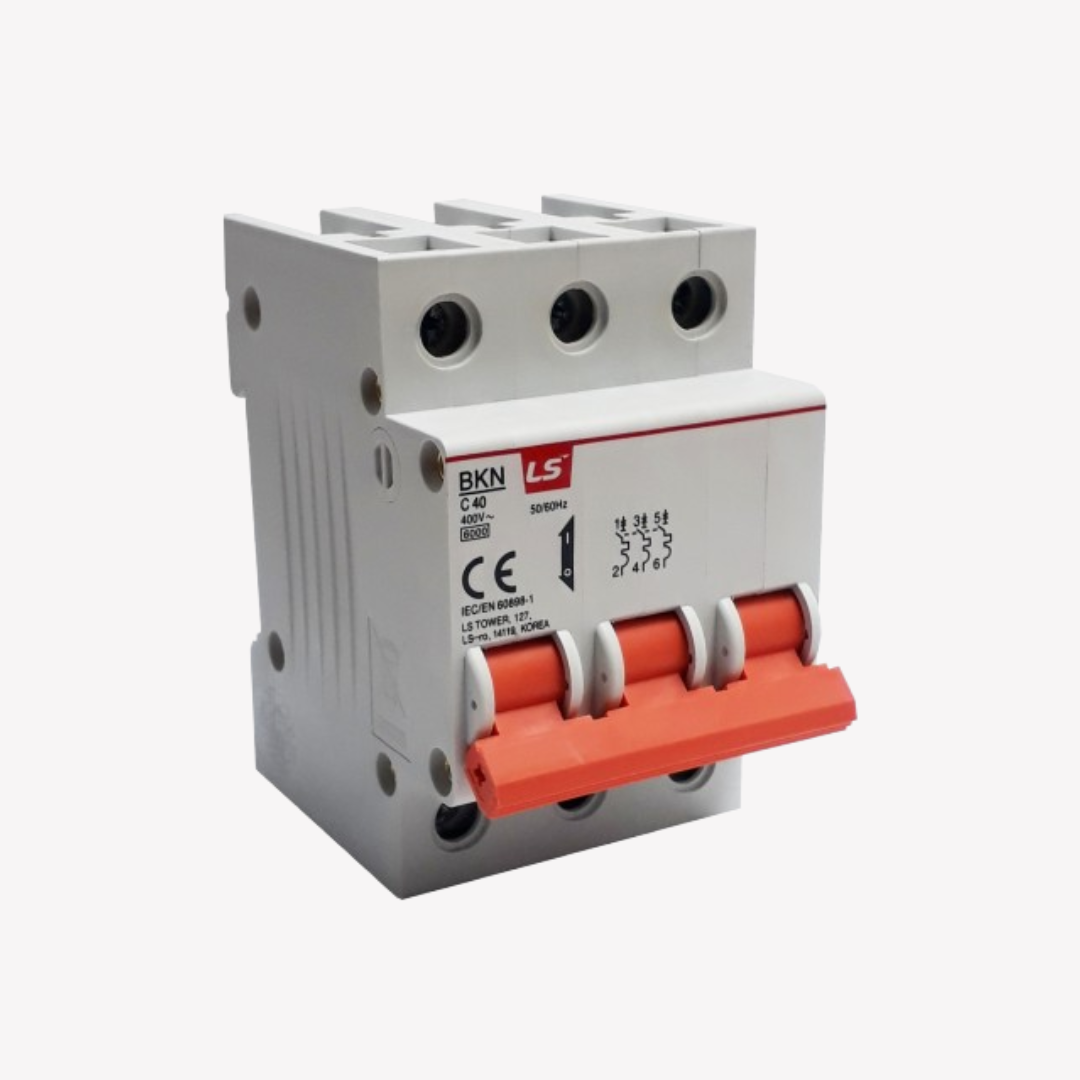 MINI BREAKER 3X40 AMP 6KA LS