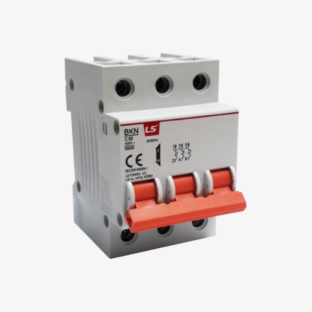 MINI BREAKER 3X50 AMP 6KA LS