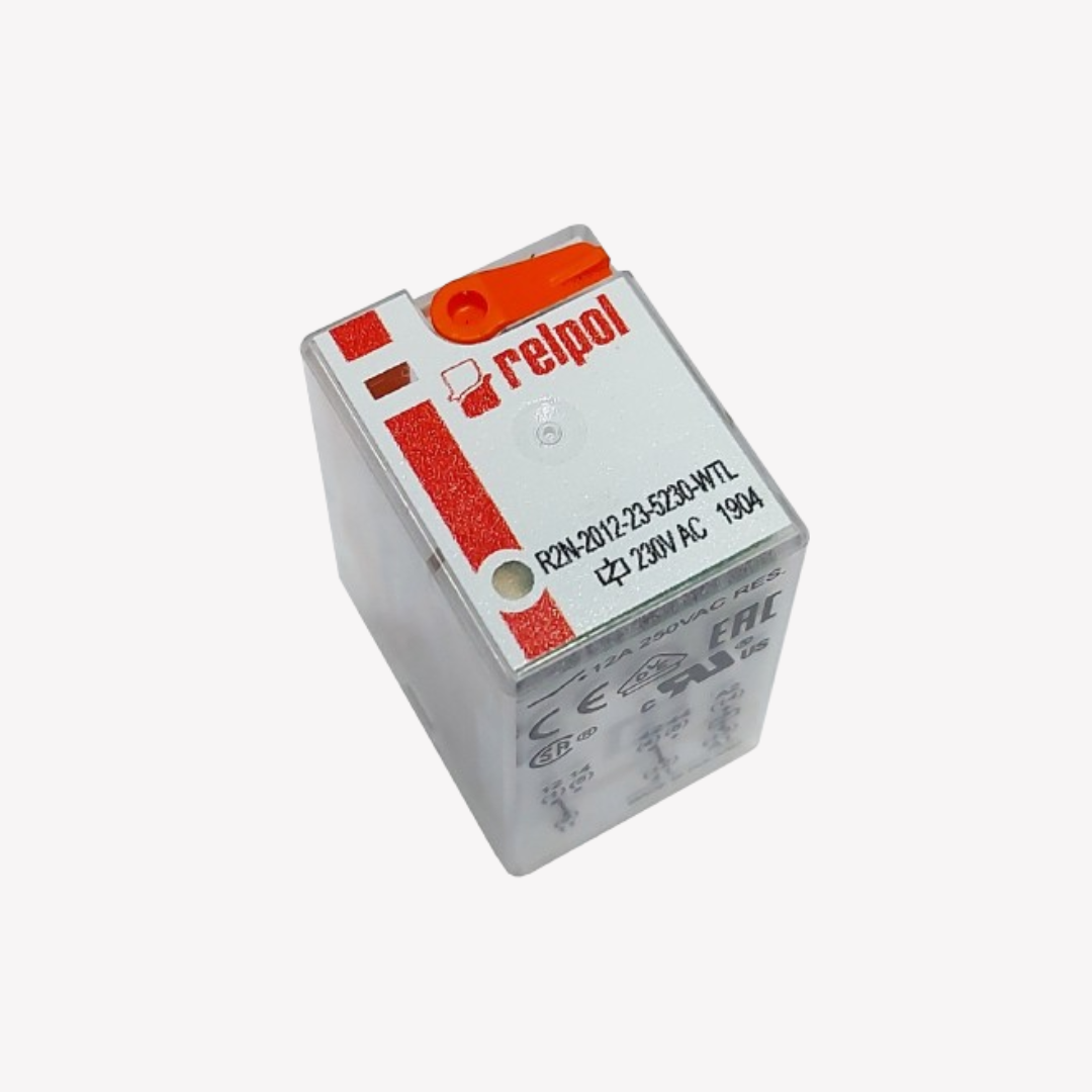 MINI RELEVO DE 11 PINES PATA PLANA 220V AC RELPOL