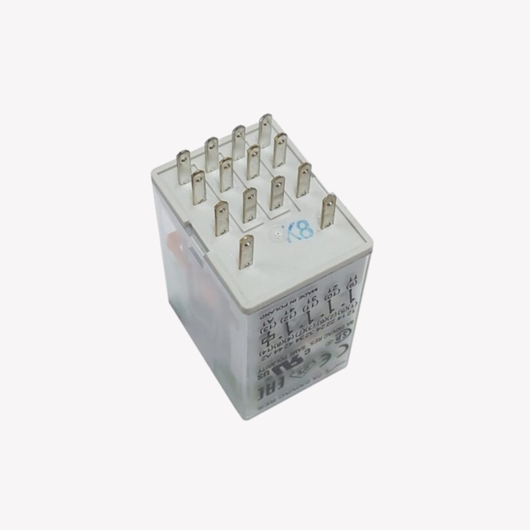 MINI RELEVO DE 14 PINES PATA PLANA 110 V AC RELPOL
