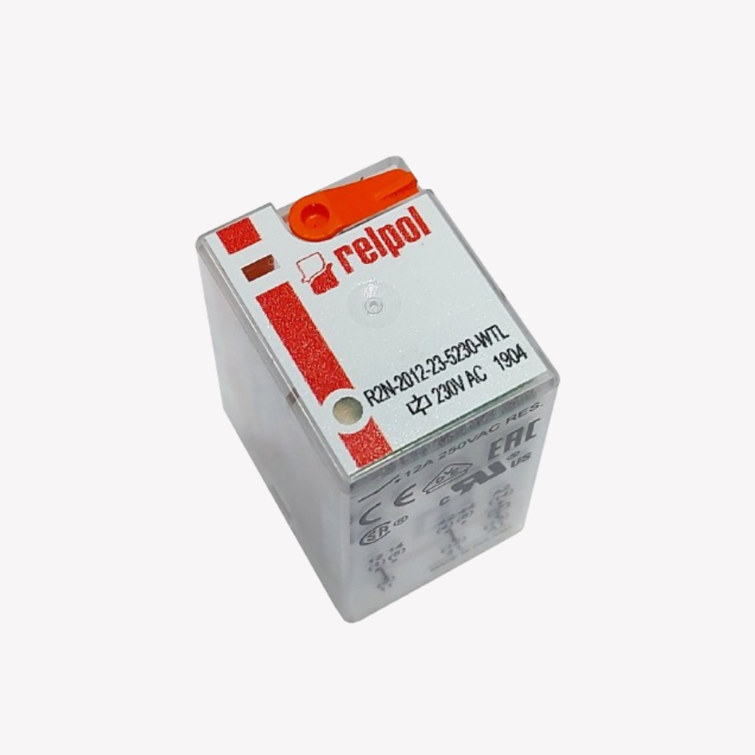 MINI RELEVO DE 8 PINES PATA PLANA 220V AC RELPOL