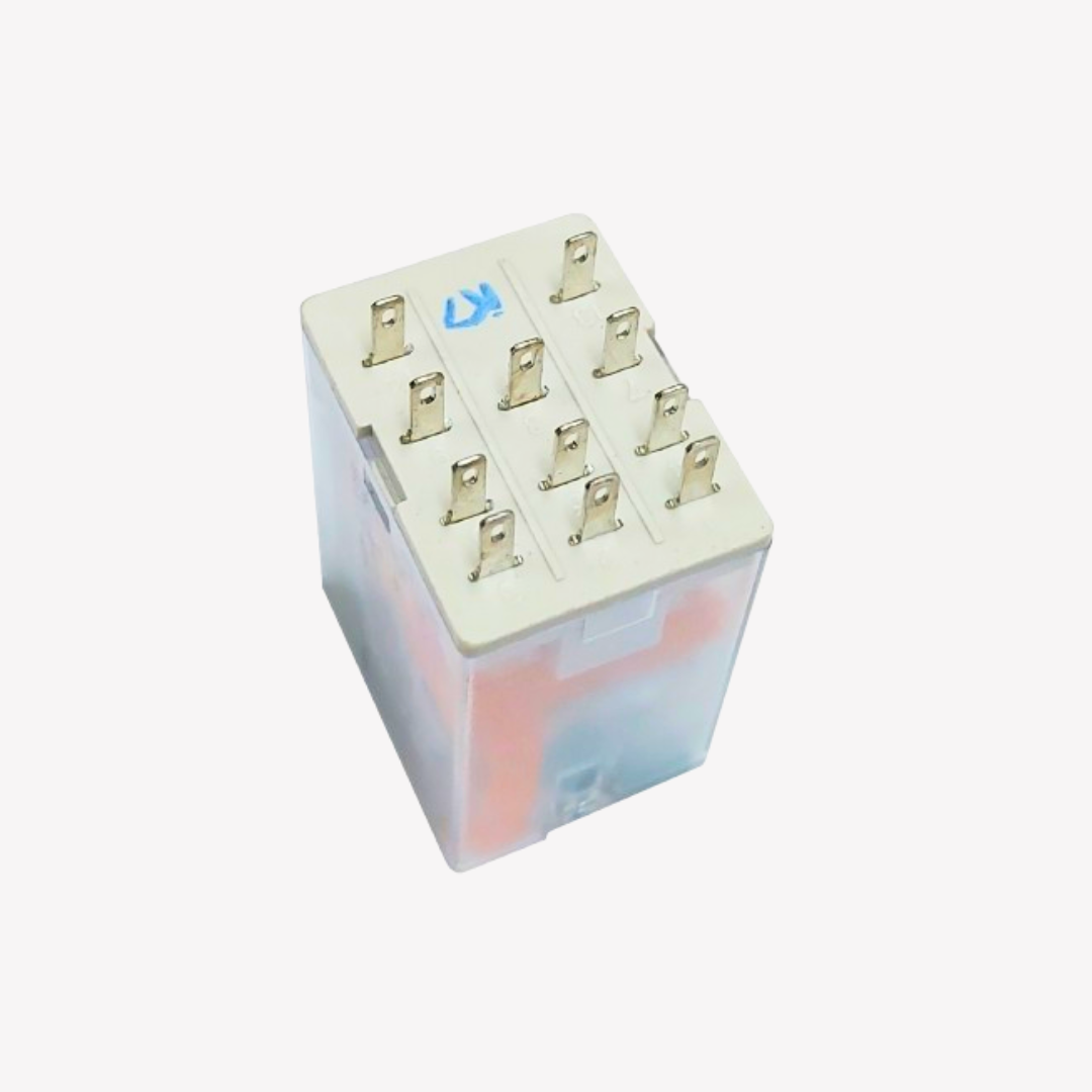 00755 MINI RELEVO DE 11 PINES PATA PLANA 110V AC RELPOL