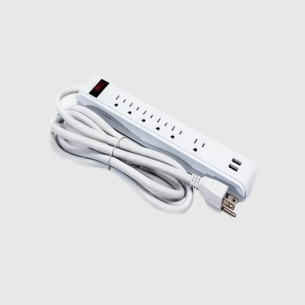 MULTITOMA 6 SALIDAS CON SUPRESOR Y USB